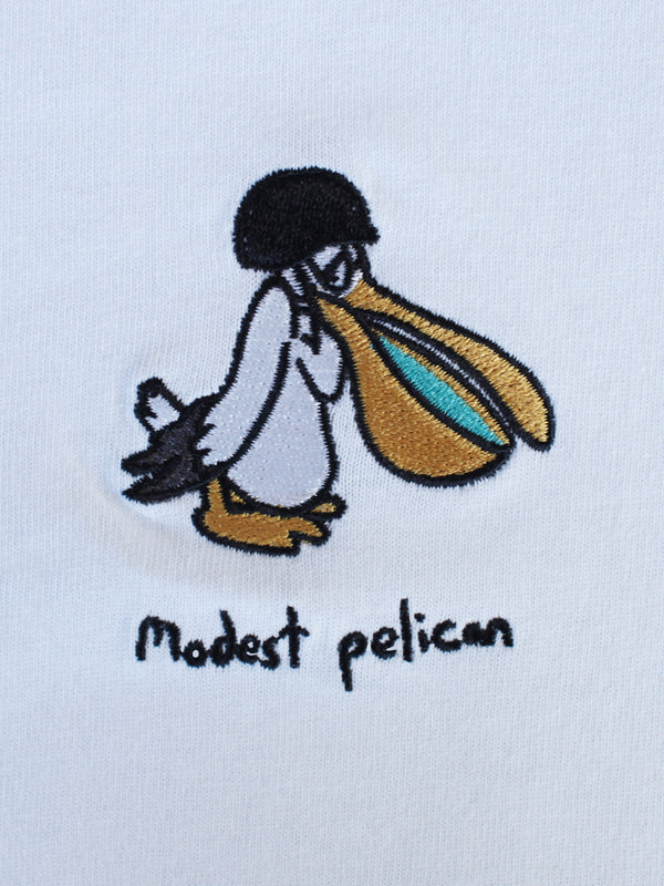 Pelican Tee -White (Organic Hemp)